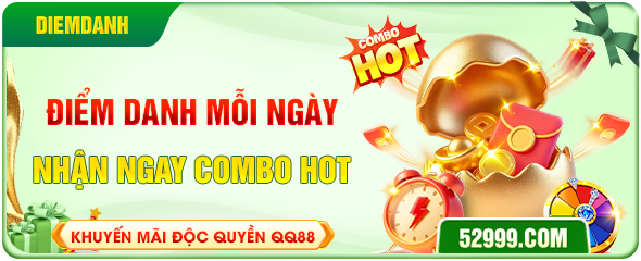 điểm danh mỗi ngày nhận combo hot